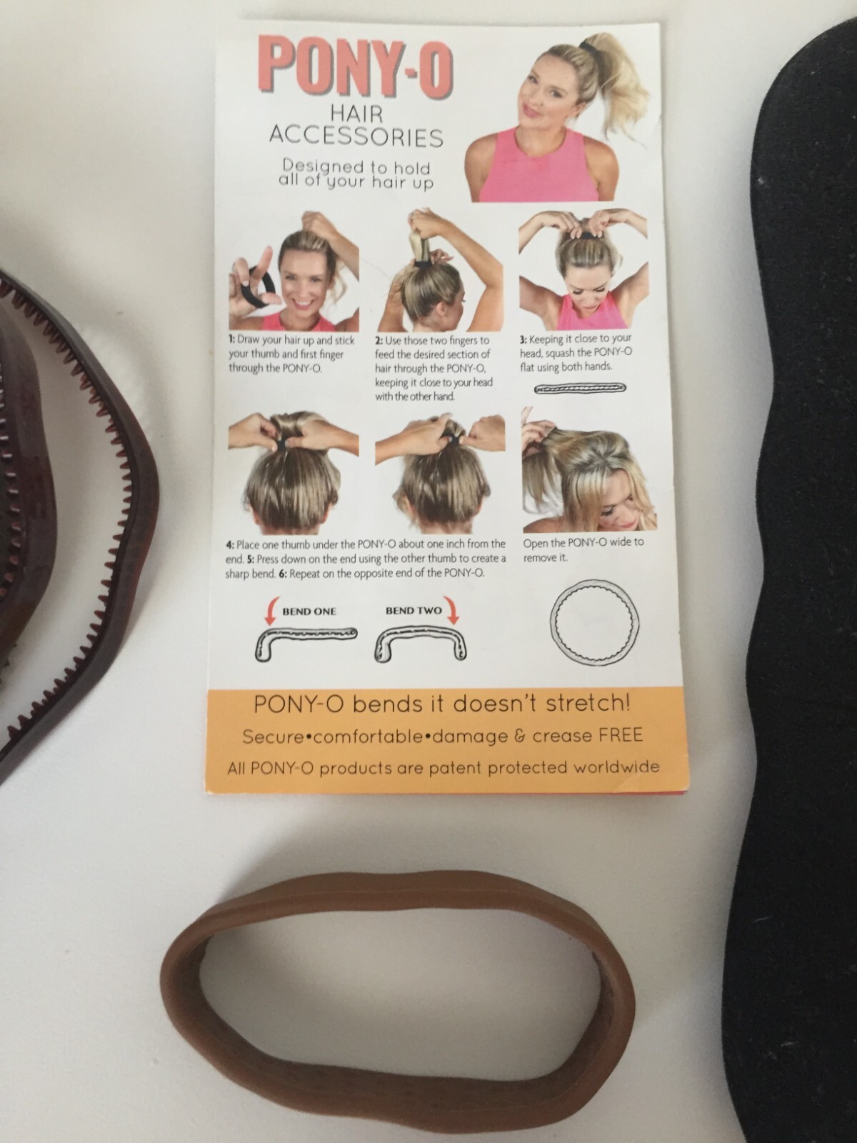 Assorted Hair Accessories Messy Bun Extention Clip-In Scrunchie Bump It Pony 2.0