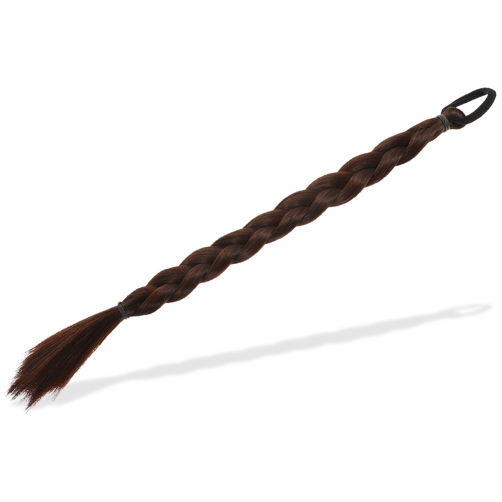 Synthetic Long Straight Hair Extensions Ponytail Braided Ponytail Extension