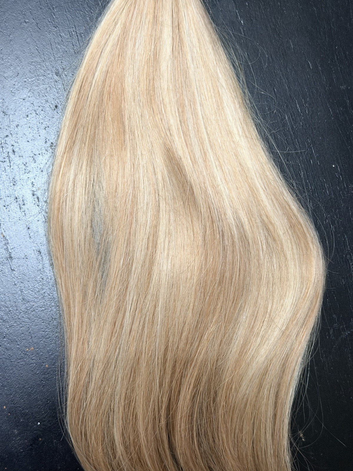 Human Hair Bundle salon cut Blonde Straight 15.5” long