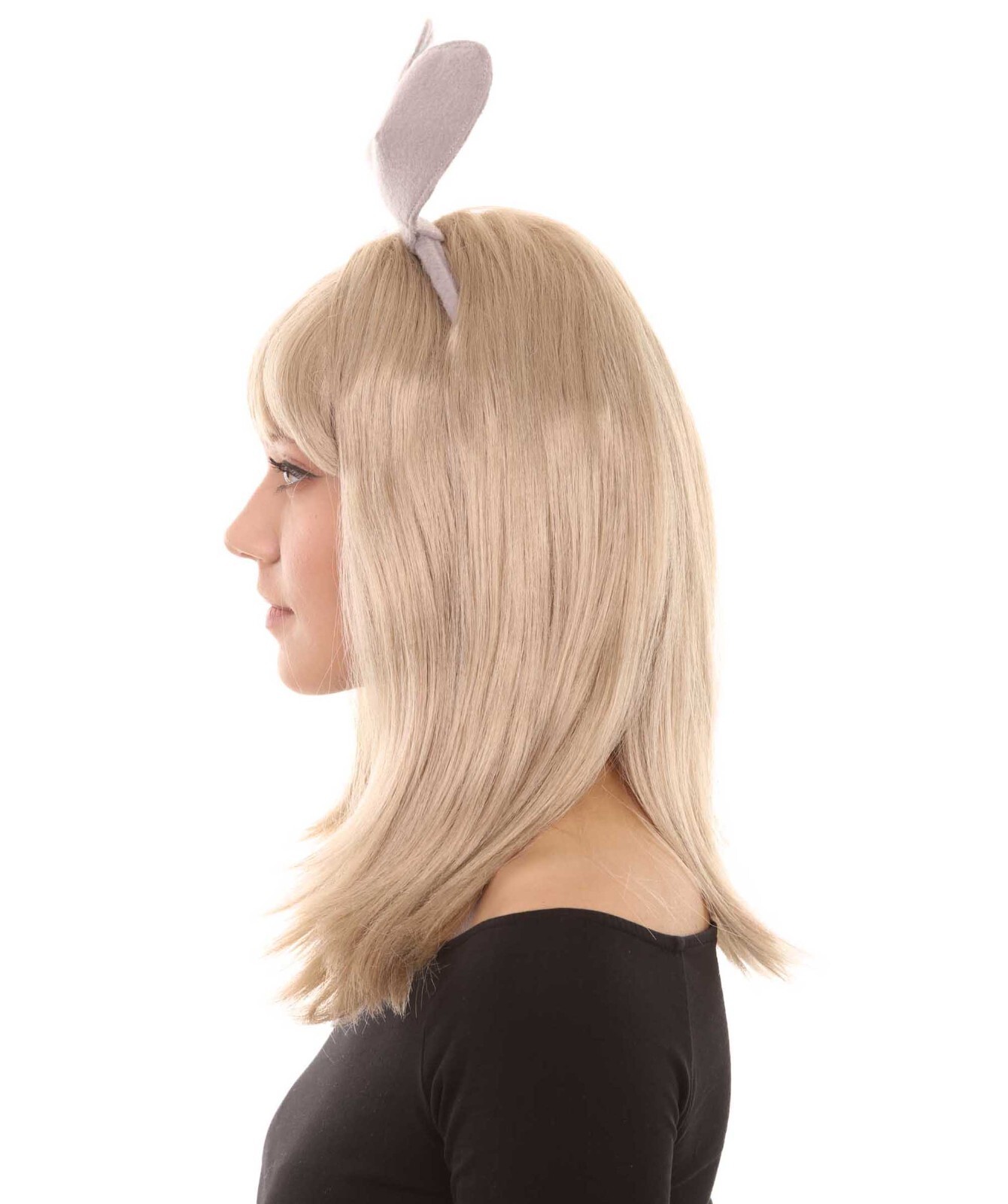 HPO Womens Giants Wig with Ears,TV/Movie Wigs,Flame-retardant Synthetic Fiber.