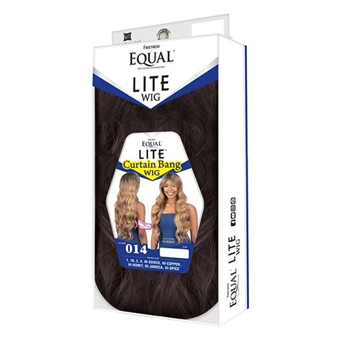 Loose wave with Curtain bang style – 014 LITE WIG
