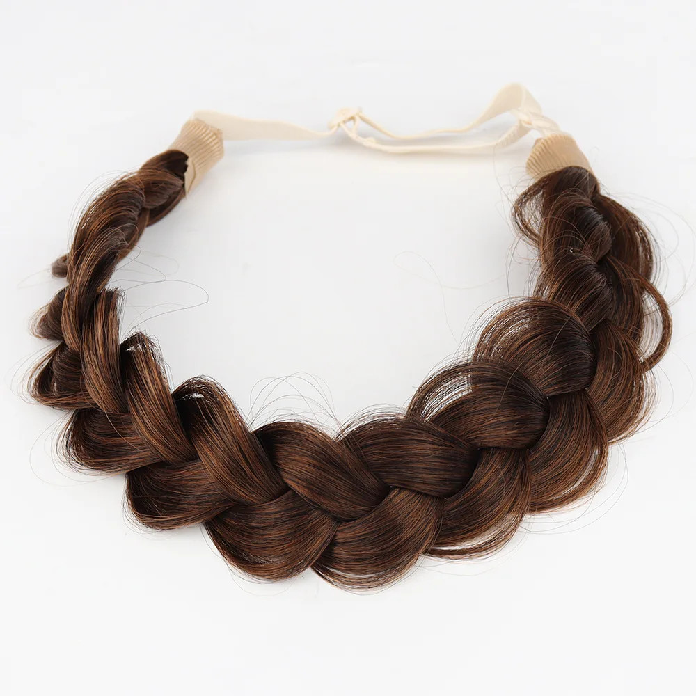 Synthetic Premium Adjustable Handmade Braided Elastic Band Hair Fashion Braiding