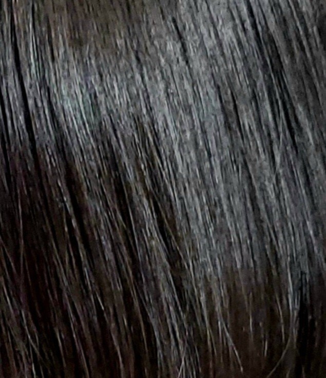 New 100% Virgin European Human Hair Wig | 18” Dark Brown | Skin Top