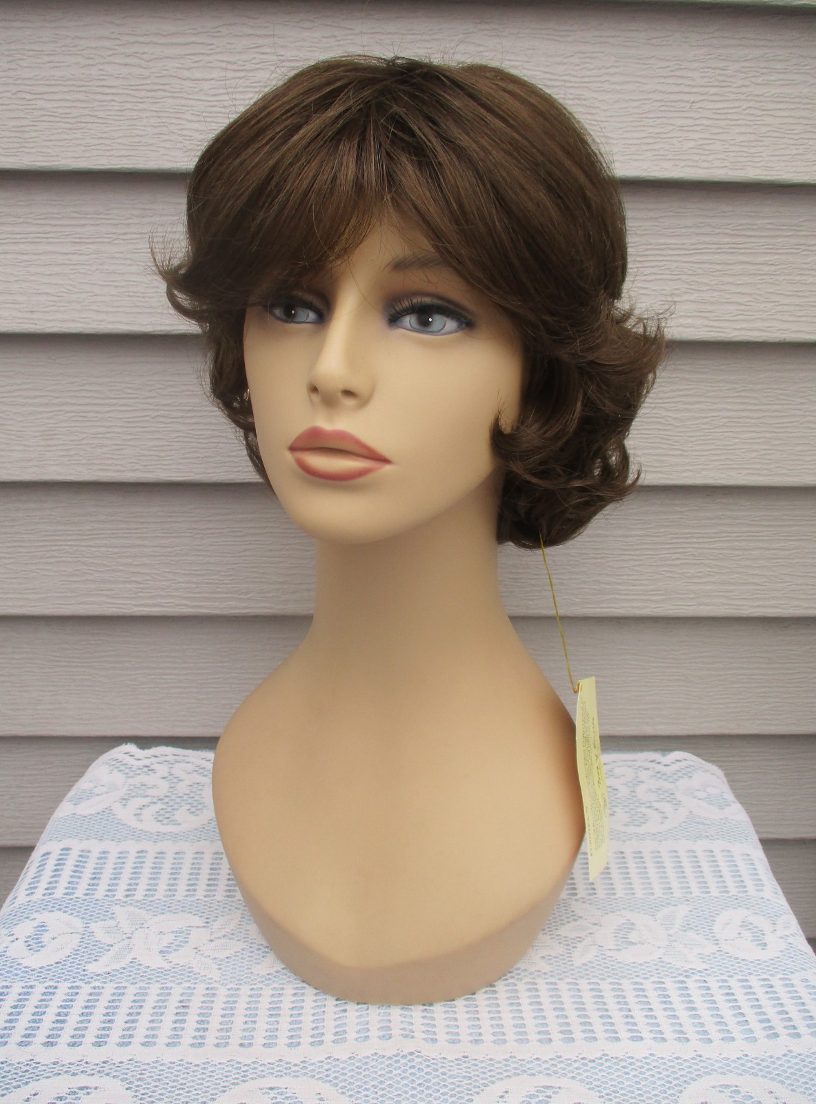 Tony of Beverly Wig JUDY Color #8 BROWN Elura Blend Synthetic Short Style UNWORN