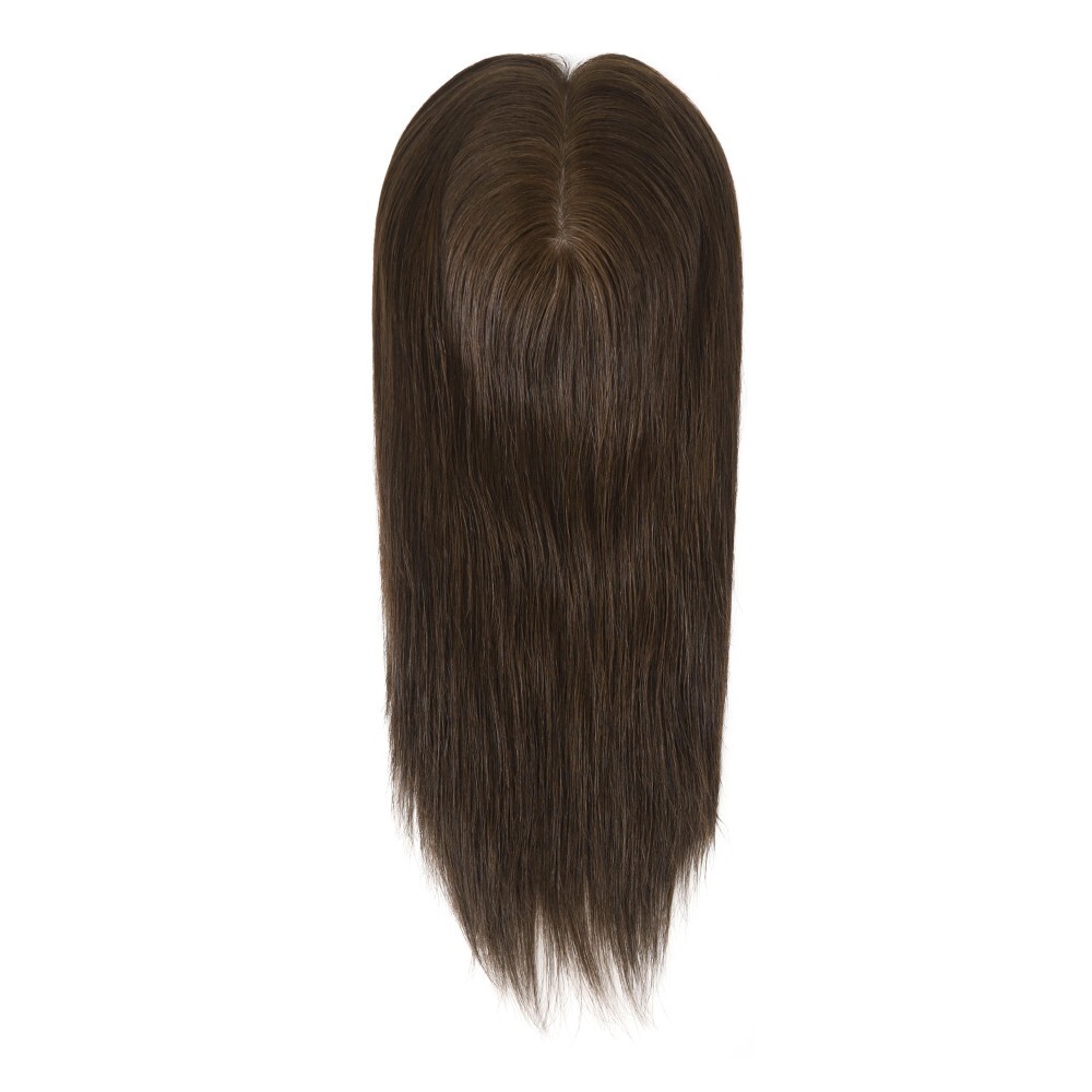 天然女式 Topper 中国 Remy 头发替换 Toupe Systems Top Piece16 英寸-