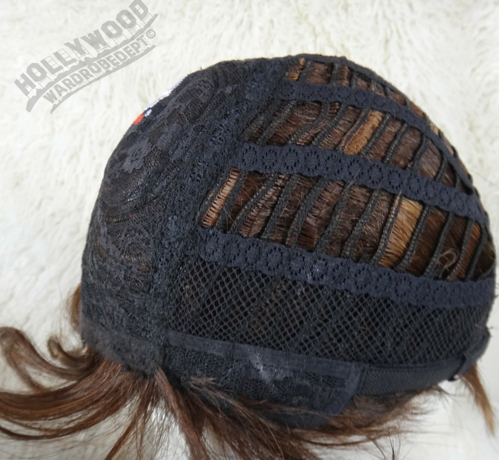 100% HUMAN Hair full wig Asymmetrical short karen bob dark brown Bobbi Boss new