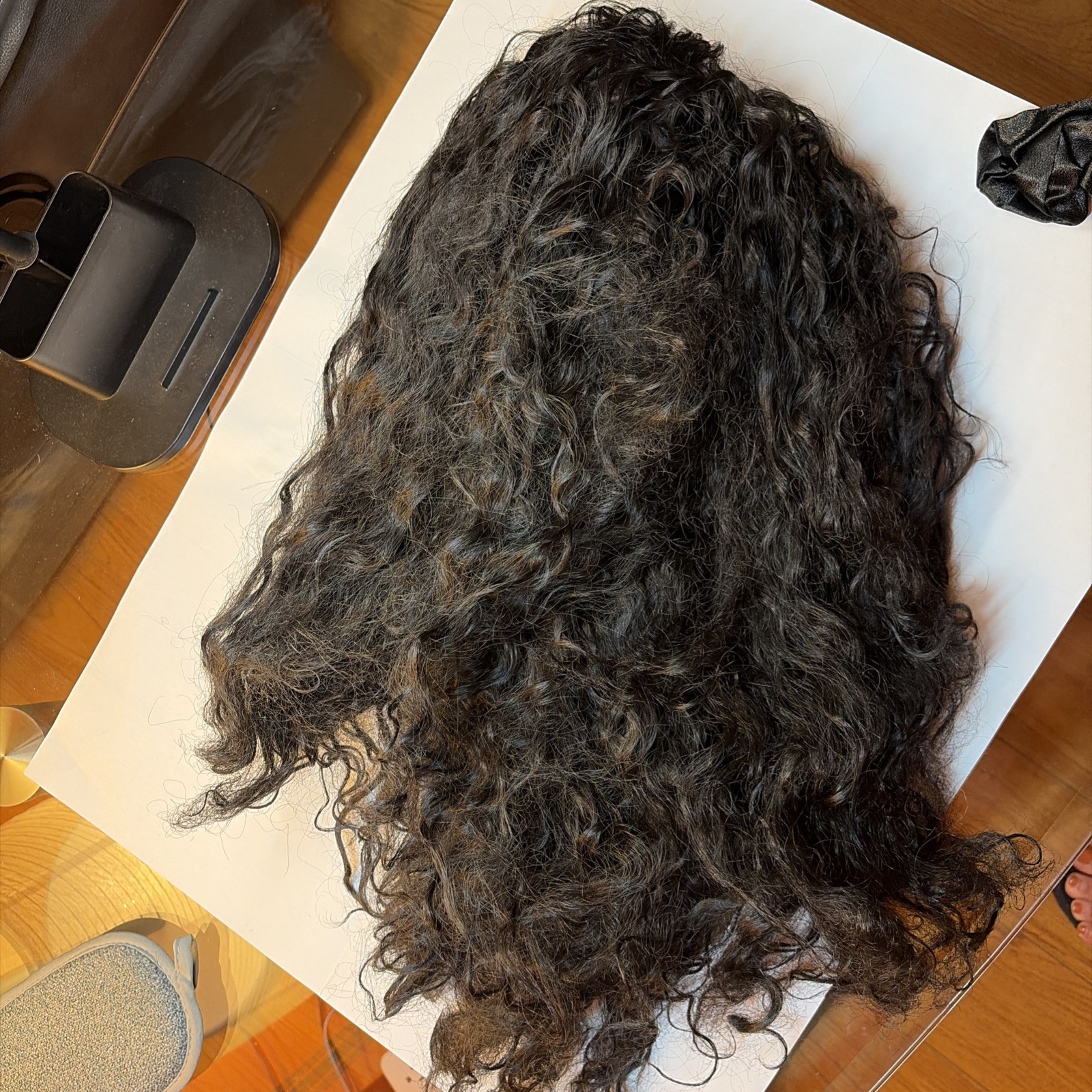 Frodio Curly Half Wig 26 Inches Veralux™ Fiber Blend Human Hair 3 in 1