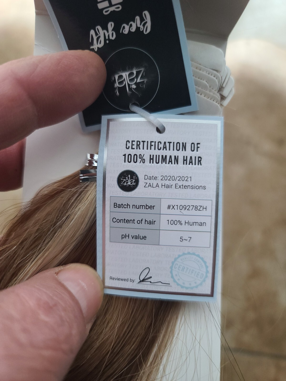 ZALA hair Extensions Multi Color Blend System Safety Cut, Style, Curl & Dye