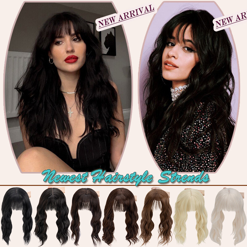 100% Real as Human Remy Hair Topper Toupee Clip in Hairpiece Natural Top Bangs