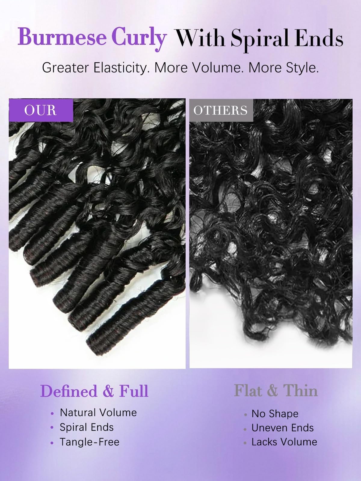 18″ Curly Half Wig Human Hair 180% Density Glueless Drawstring Headband Wig for