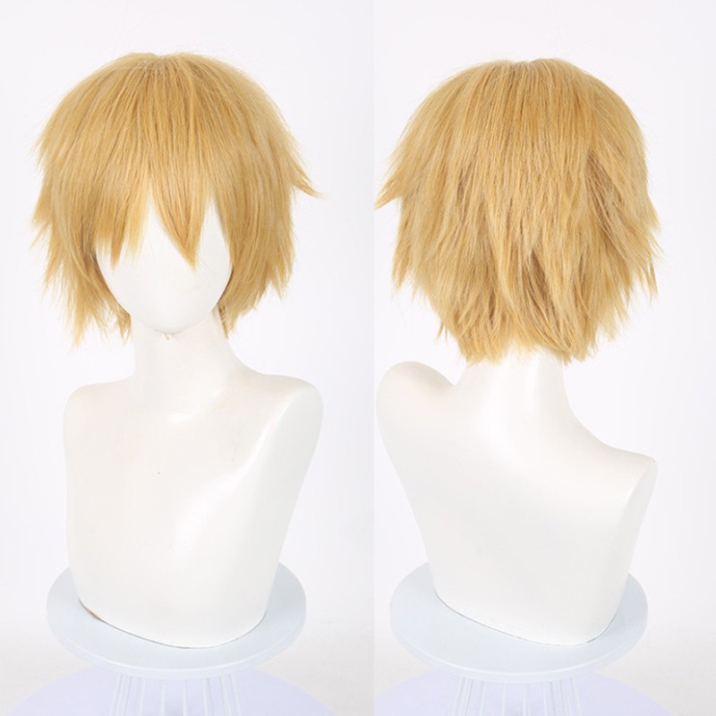Universal Synthetic Colorful Short Natural Cosplay Wigs Men Hair Party Hairstyle