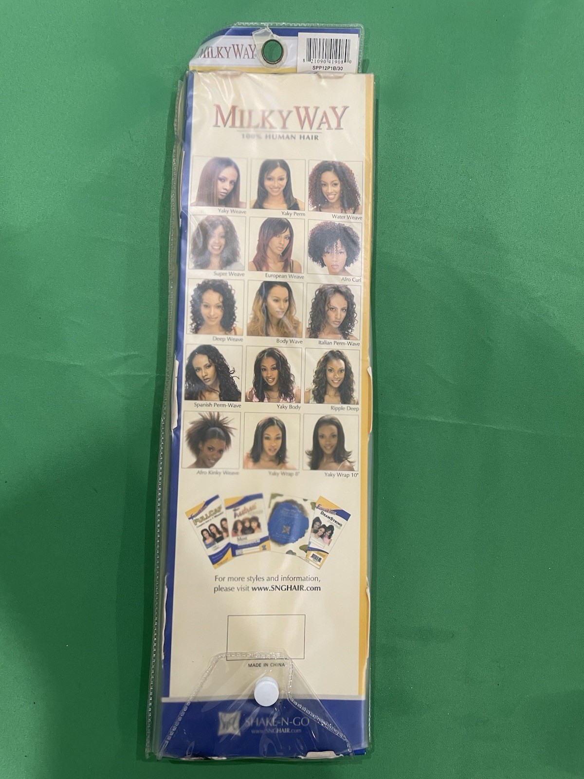 Milky Way 100% Human Hair Spanish Perm Wave Wavy 12″ Weaving Sew-In P1B/30