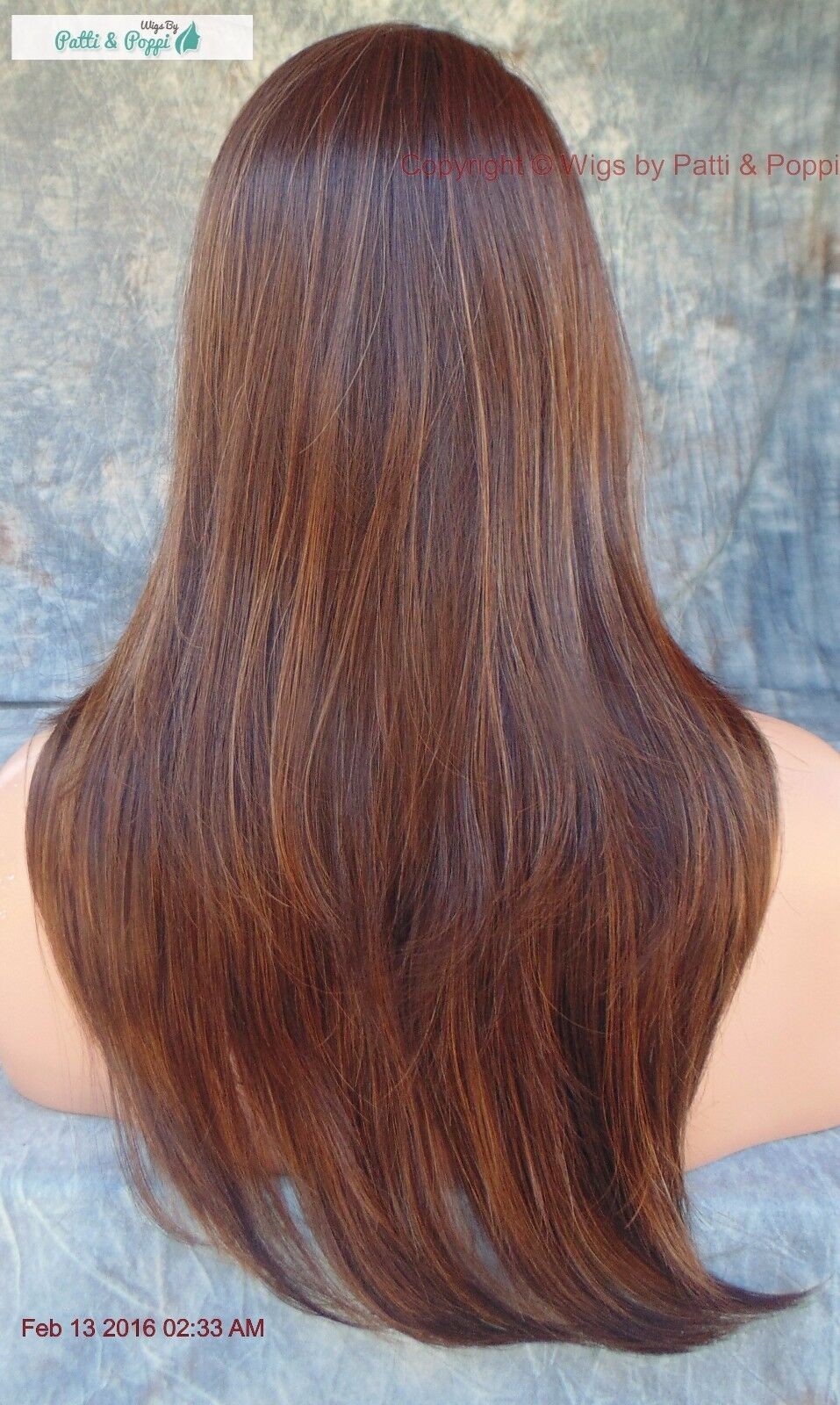 ANGELICA NORIKO WIG CHOCOLATE SWIRL LONG STRAIGHT NEW OPEN BOX 50% OFF