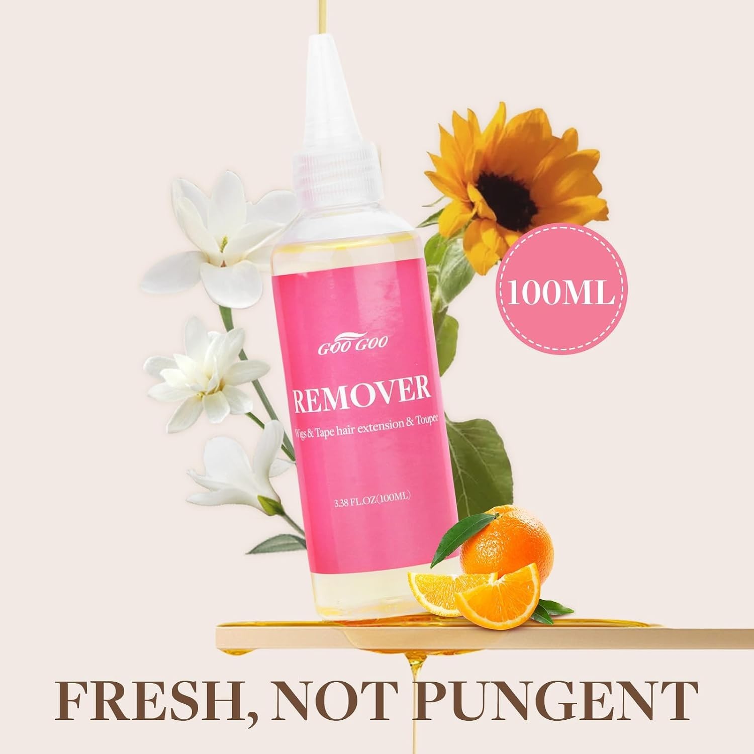 Gentle Solvent-Based Hair Glue Remover 100ml – Effortless Tape-In Extension Care