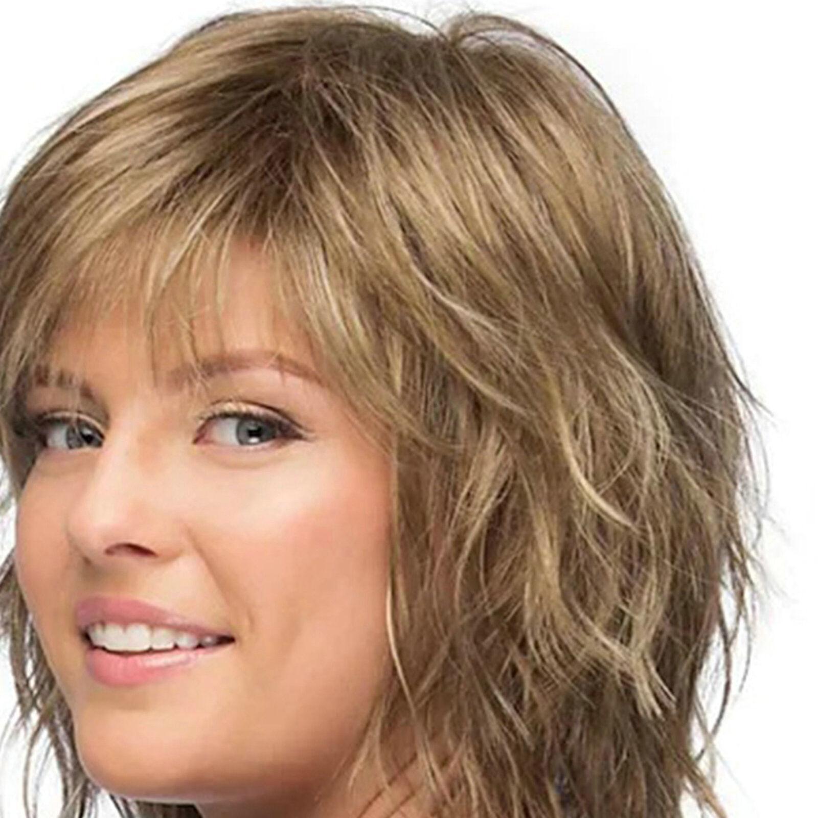 New Messy Women Wig, Soft Smooth Short Curly Wig with Bangs, Natural Look⭐