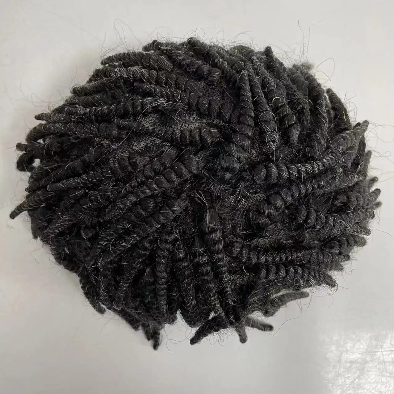 Afro Braids Q6 Lace Front Toupee for Man