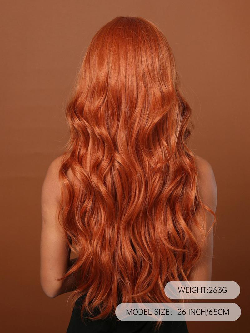 Long Curly Wavy Wigs for Women,26 Inch Natural Gorgeous Easy To Wear Fluffy Wigs