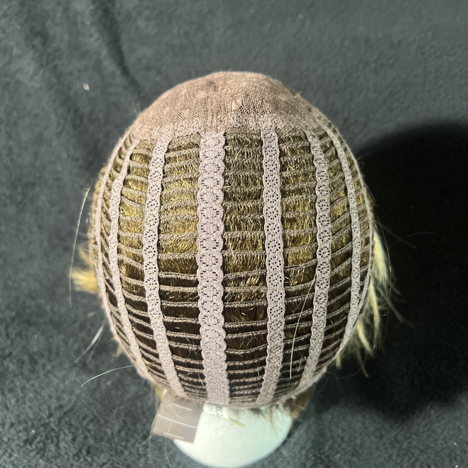 Ash-gold Short Wig-Materials Sourced From Japan ,Manufactured In Indonesia
