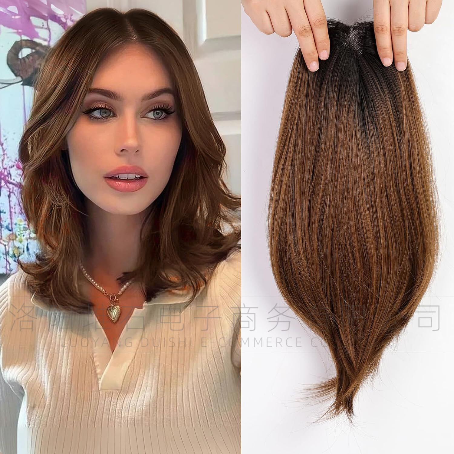 Hair Toppers for Women as Human Toppers Hair Pieces for Women with Thinning Hair