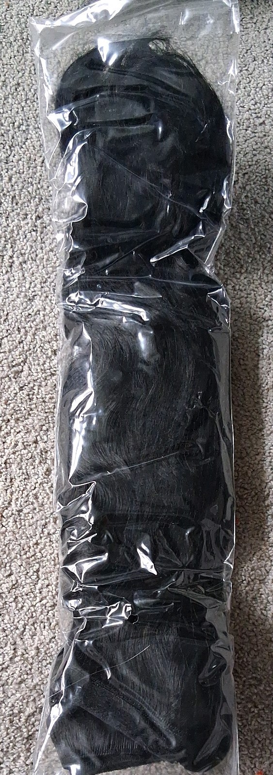 SEIKEA Ponytail Extension, 18″ black Hair Extension 4PCx18PT368x new in package