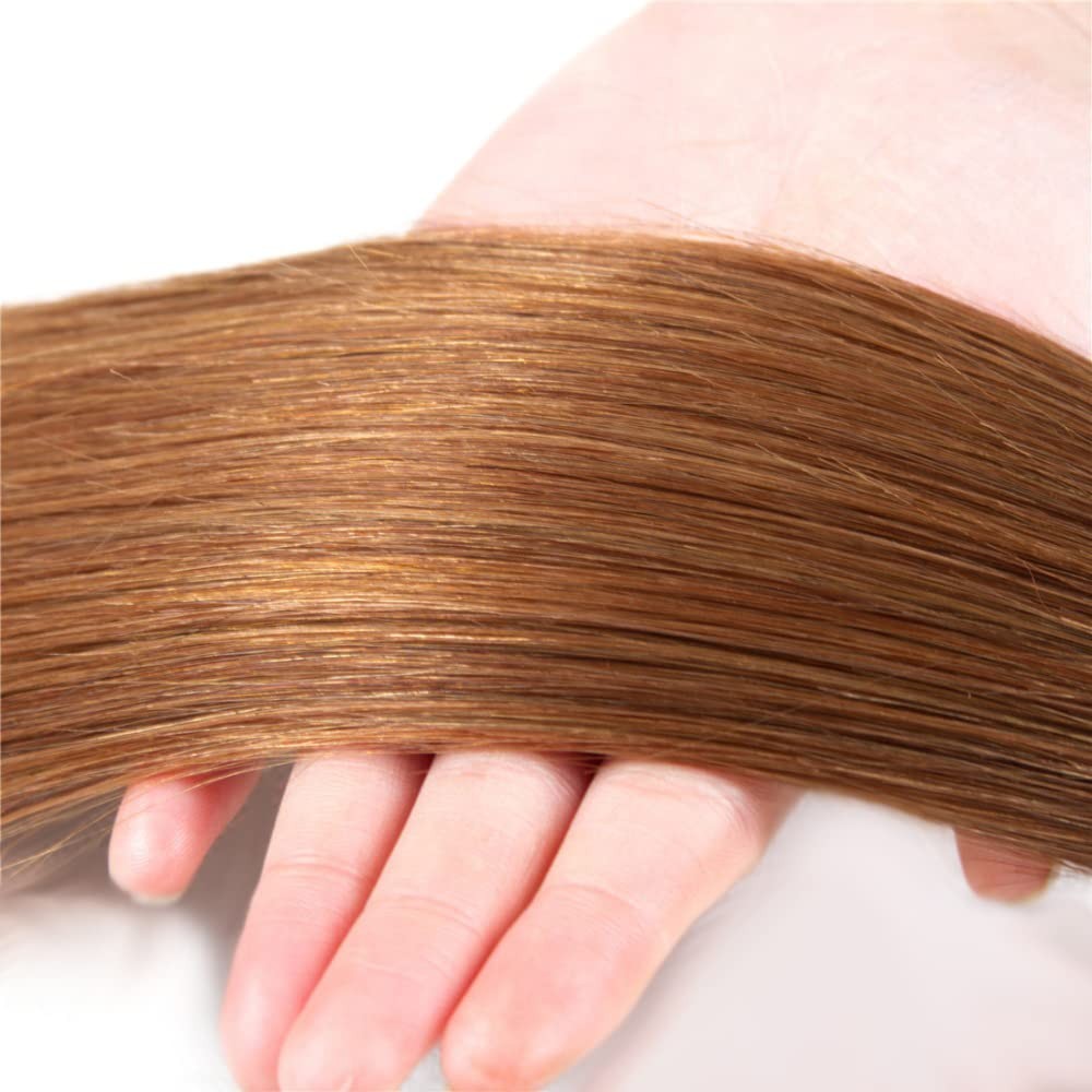 Capurchra 1B30 Ombre Straight Bundle Dark Brown Human Hair 3 Bundles 100