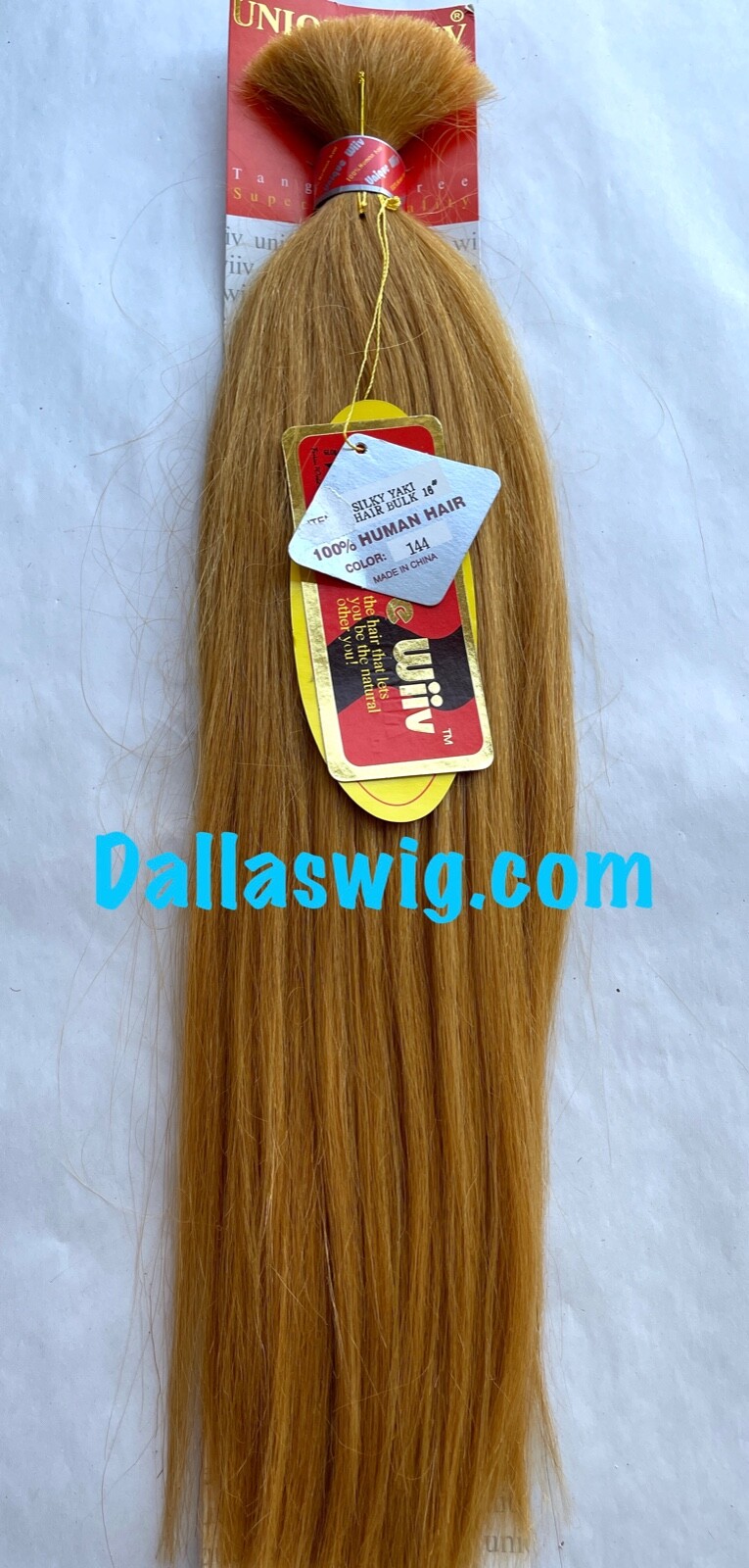 CLOSEOUT SALE Unique Wiiv Human Silky Yaki Bulk Braiding Hair 16″ ONE Per Bag