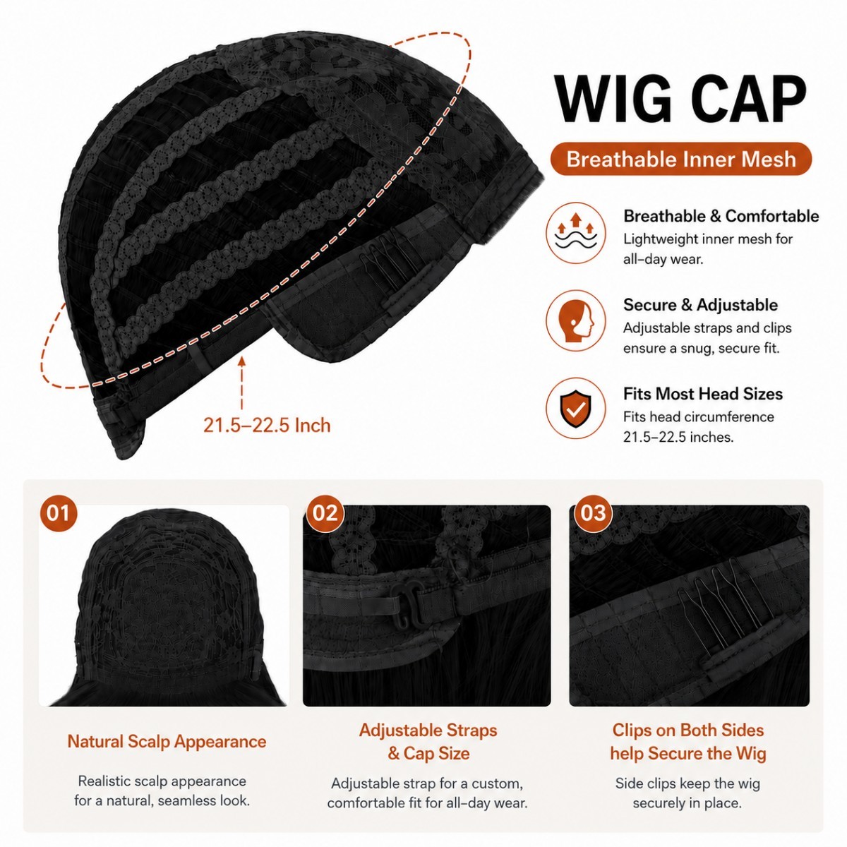 Dress Up Wig Layered Black Long Wavy Heat Resistant Synthetic Hair