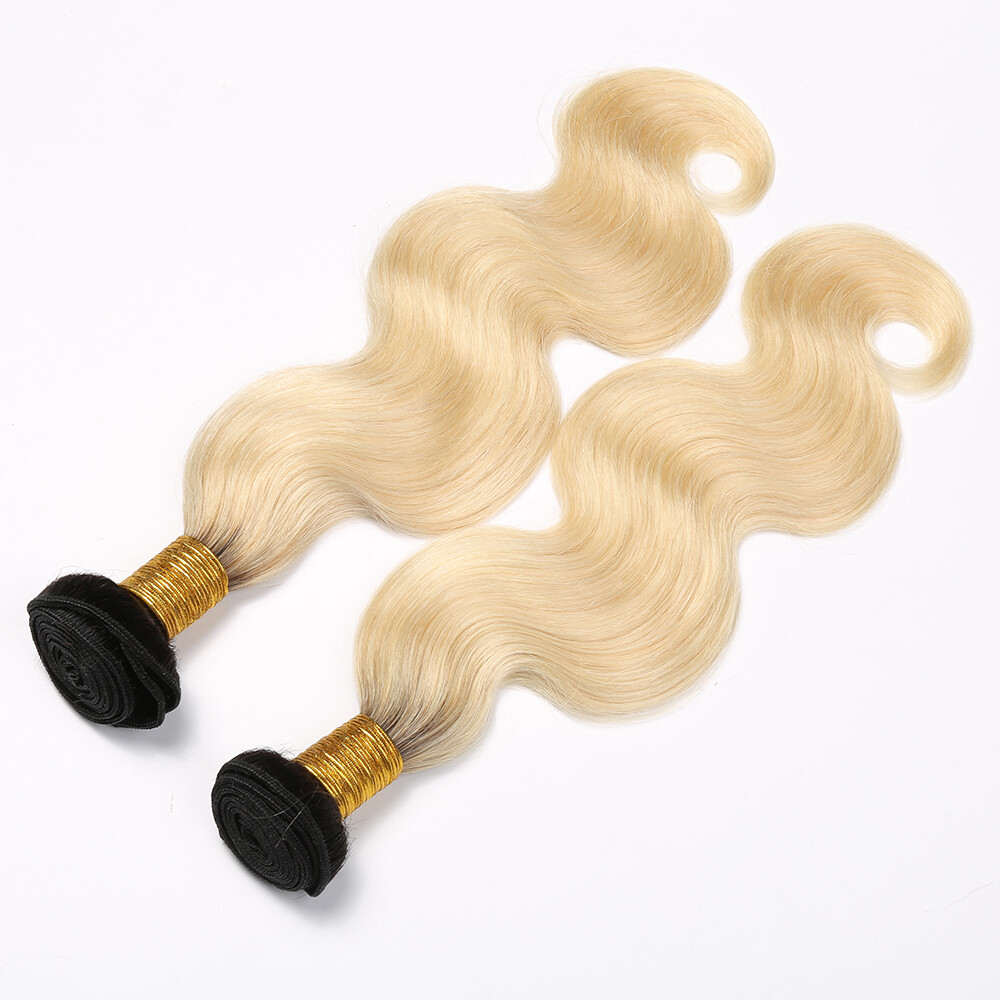 Ombre 8A Brazilian Virgin Human Hair Weft 1/3/4 Bundles Body Wave Hair Extension