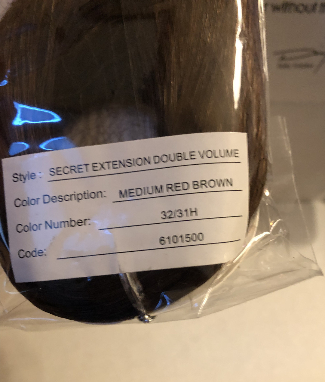 Secret Extensions 16″ Hair Extensions by Daisy Fuentes 6101500 MEDIUM Red Brown