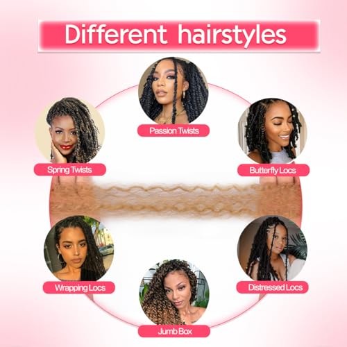 Synthetic Curly Crochet Hair for Black Women Marley 12 Inch (Pack of 3) #27