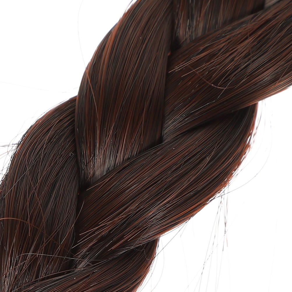 Synthetic Long Straight Hair Extensions Ponytail Braided Ponytail Extension