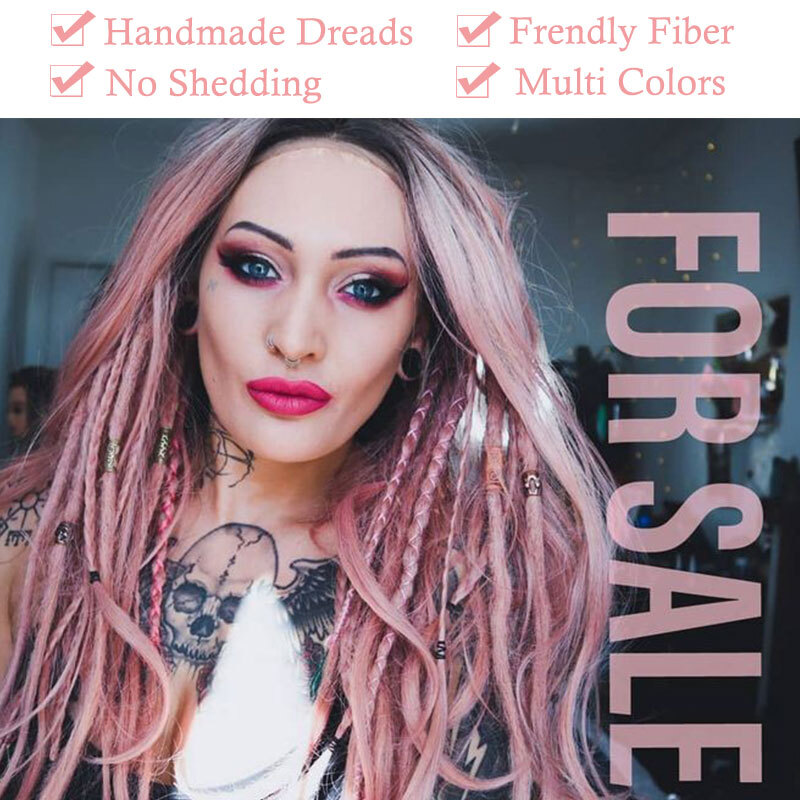 20 Inch 24 Inch Pre-Looped Dreadlocks SE Dreads Locs Synthetic Hair Extensions