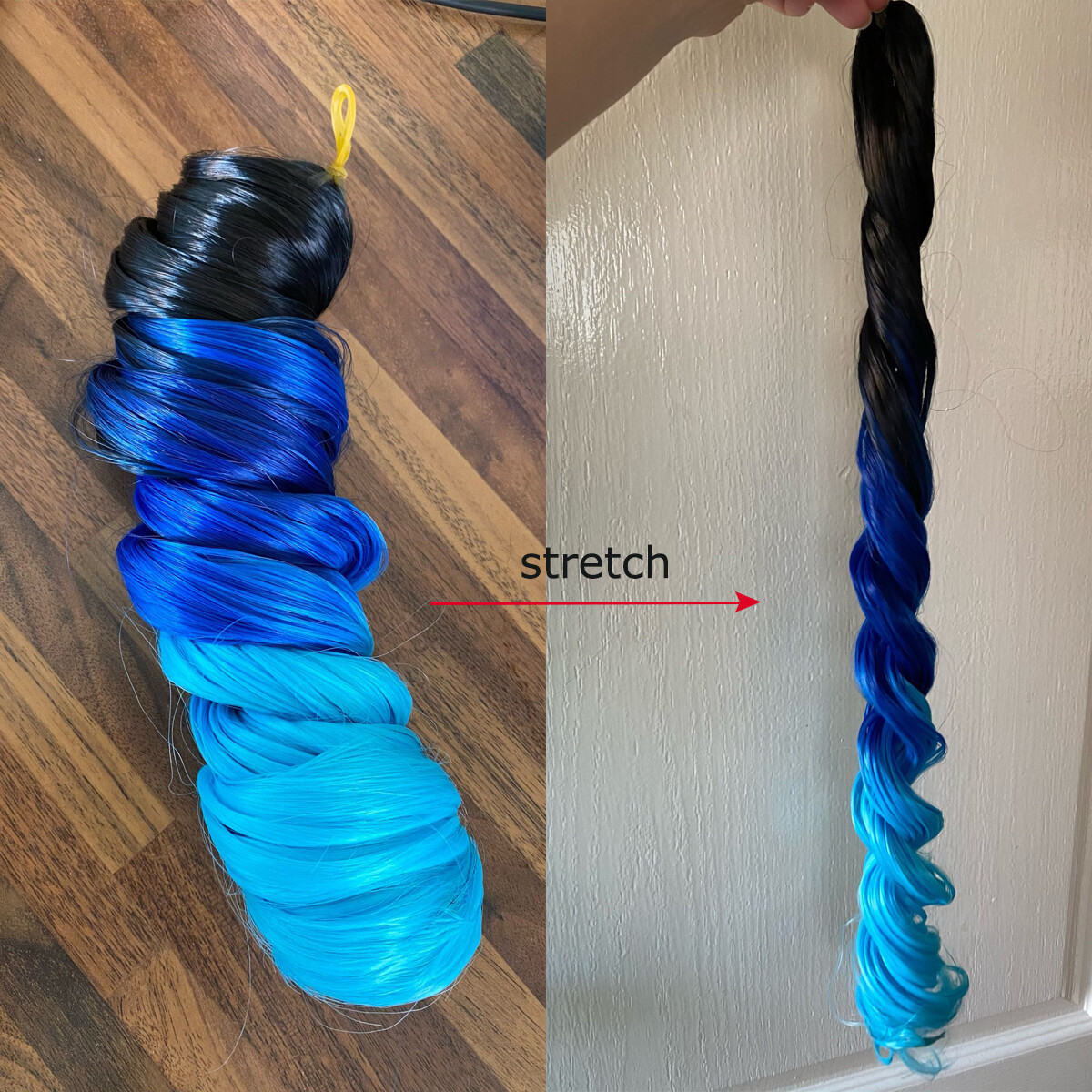 20″ Ombre Loose Wave Crochet Braids French Curls Twist Braiding Hair Extensions