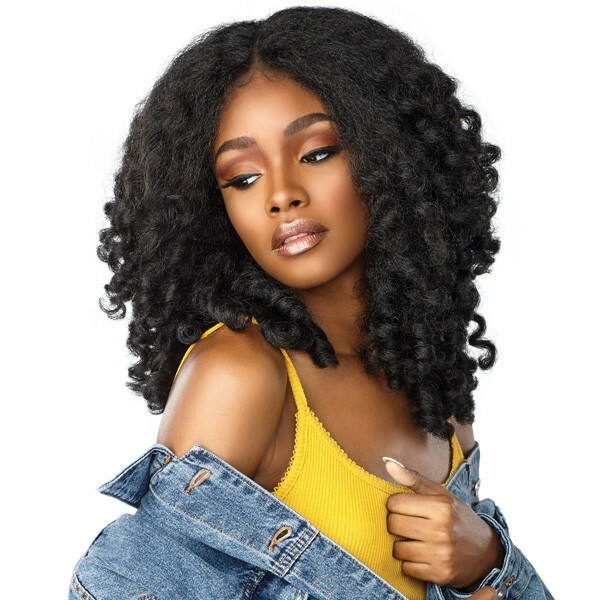 SENSATIONNEL EMPRESS CURLS KINKS&CO SYNTHETIC LACE FRONT WIG – MONEY MAKER