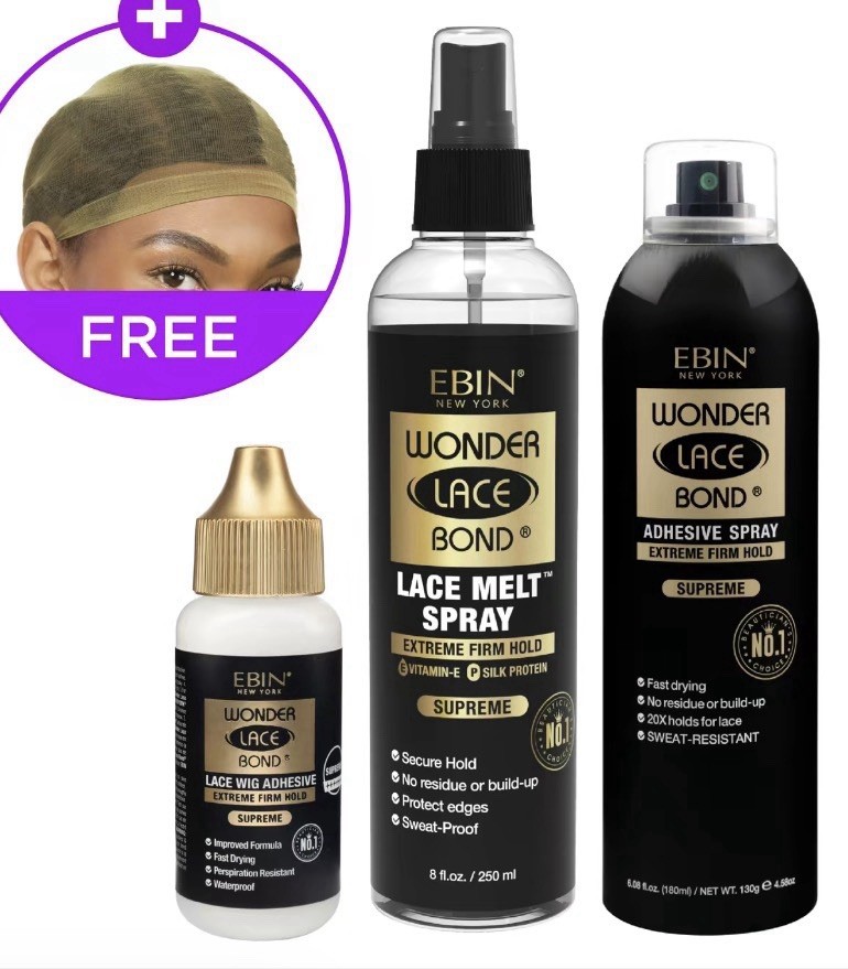 Wonder Lace Bond Complete Wig Kit with Melt , Long-Lasting Hold