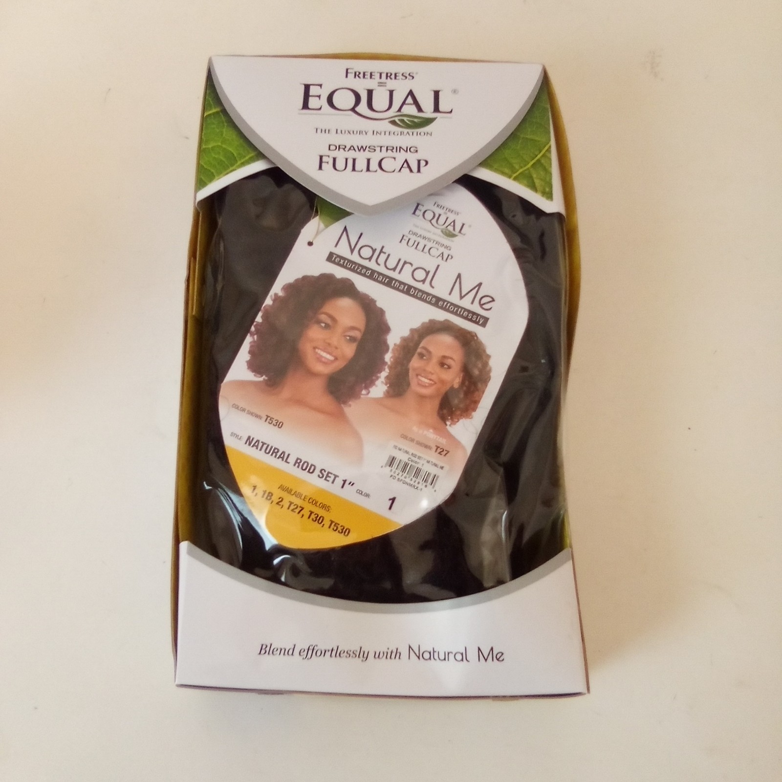 Free Tress Equal Drawstring Full Cap Natural Me Celtic Girl Color 1 Wig NWT