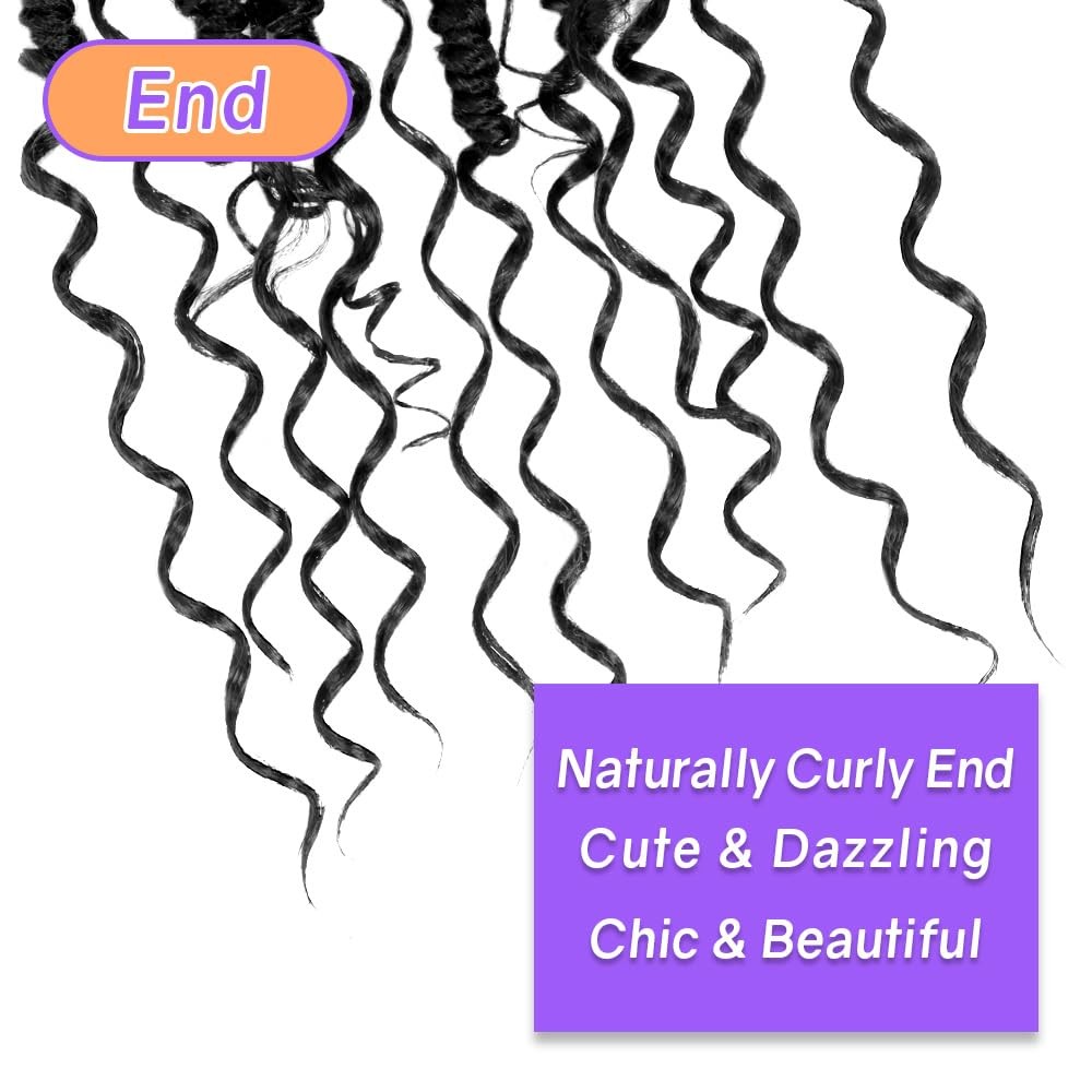 Locsbyhand Boho Crochet Passion Twist Hair Pre Looped 10 Inch Goddess Passion