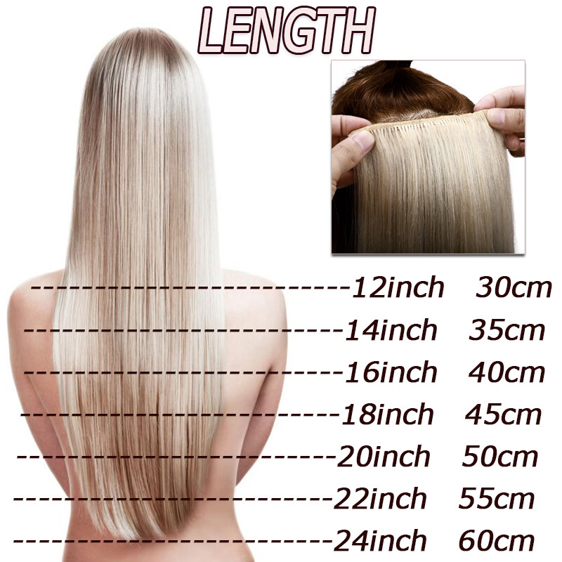 8PCS 18CLIP Clip In Real Human Remy Hair Extension Full Head Remi Highlight Hair