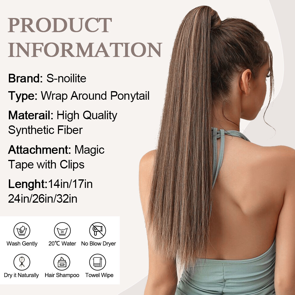 Corn Mega Thick Clip in Ponytail Hair Extension 100% Natural as Human Wave Wavy