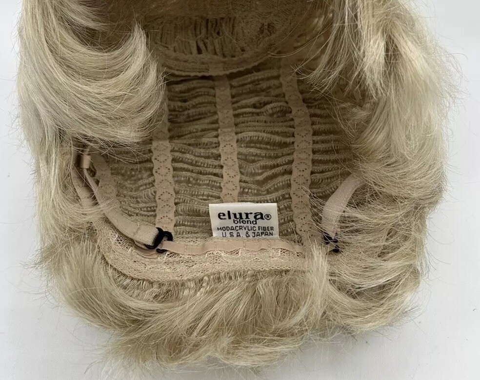 Rene of Paris Original Elura Blend Pixie Wig by Monsanto Genie 506 Blonde 22
