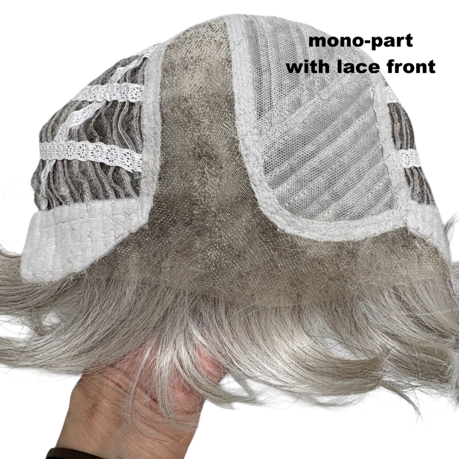 wig NWT in box COVER Ellen Wille Silver Mix short 2.2oz high heat mono-part