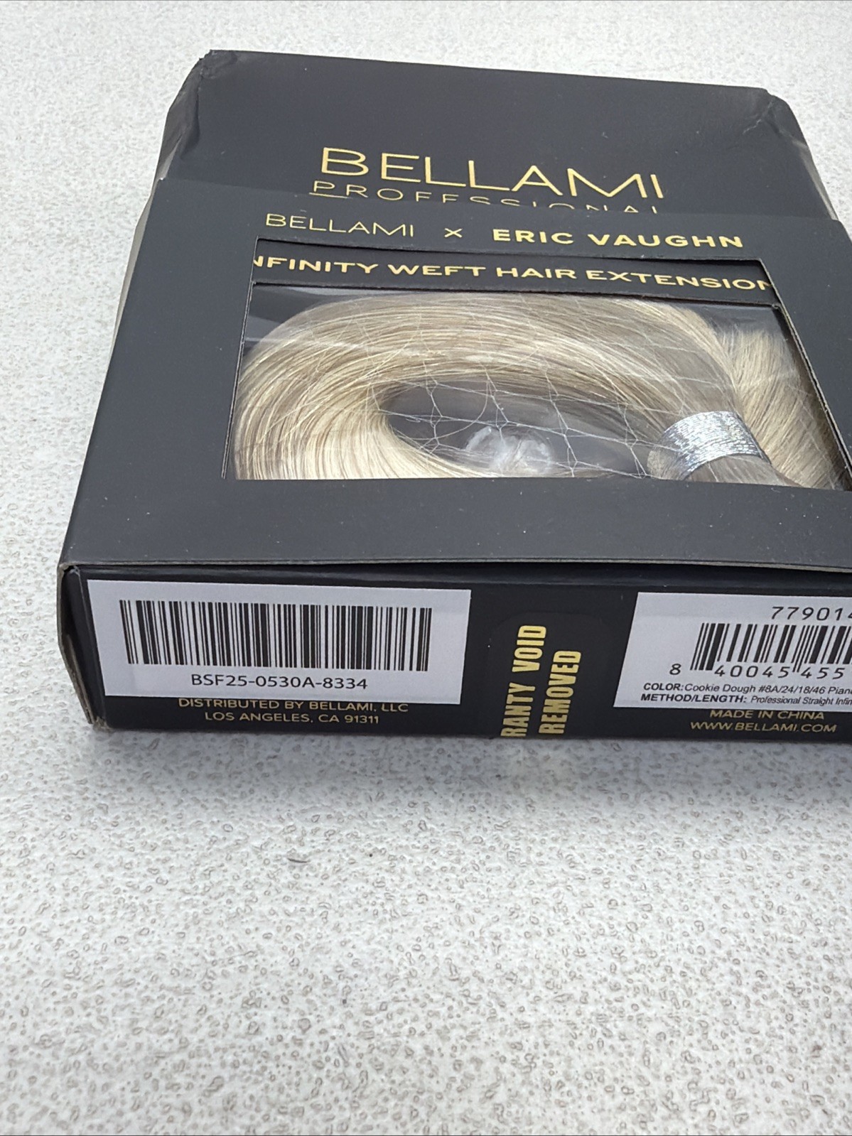 BELLAMI INFINITY WEFT color COOKIE DOUGH#8A/24/18/46 Piano 22in-85g