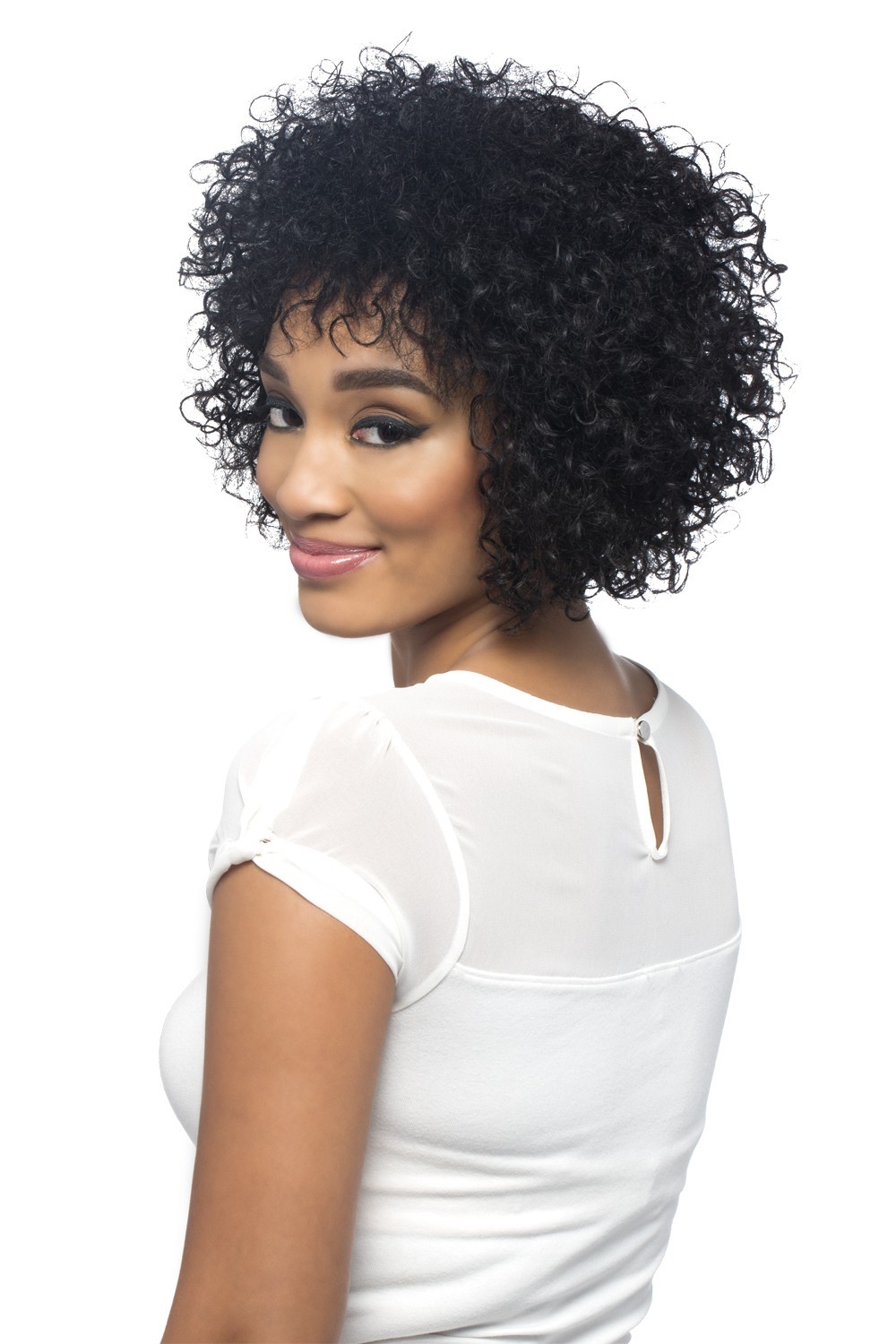 SPRING – VIVICA A FOX BRAZILIAN REMI 100% HUMAN HAIR FULL WIG TIGHT SPIRAL CURL