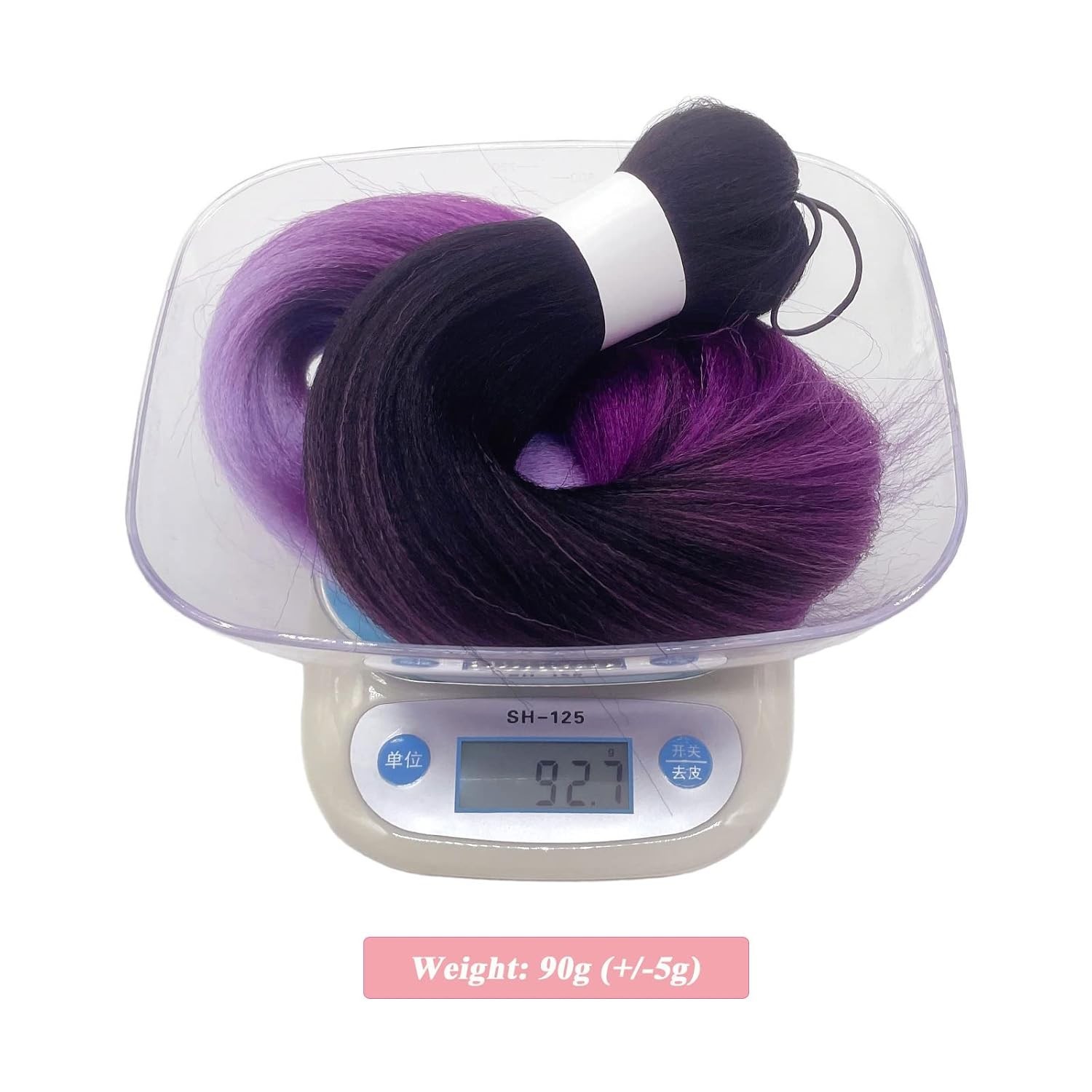 26 Inch Ombre Synthetic Braiding Hair – Hypoallergenic, Pre-Stretched – 3 Packs