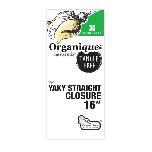 Organique Straight 16″ HD Lace Closure