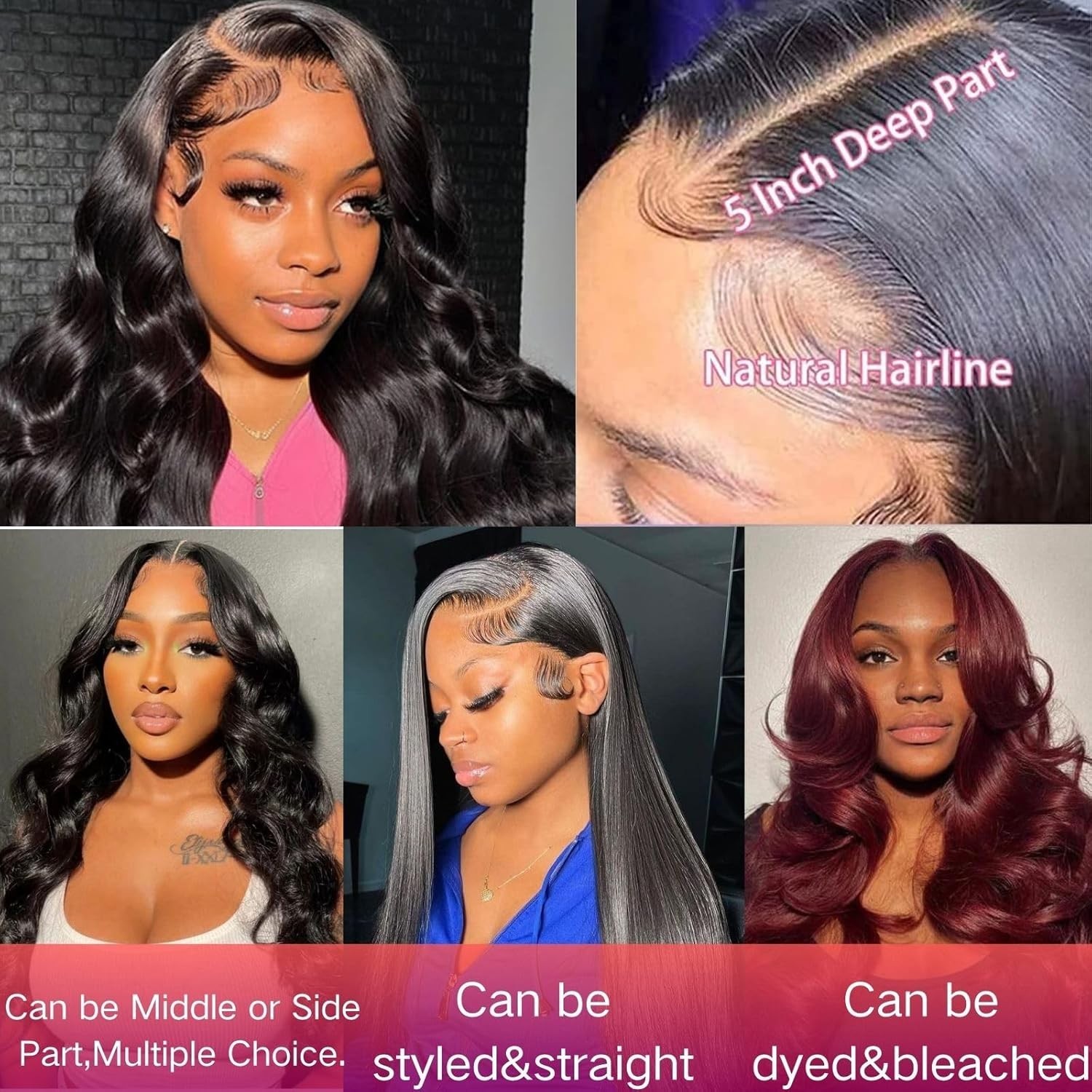 5×5 Hd Lace Closure Human Hair Hd Closure Body Wave Closure 12A Virgin Remy H…