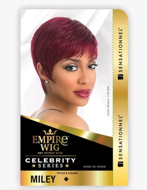 Sensationnel Empire Wig Natural Human Hair. Miley• In Stock 1B- Natural Black.