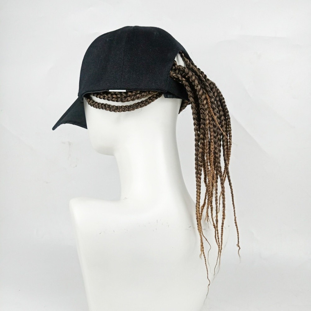 Adjustable FOR BRAIDED Dreadlock Hat – Black White Options for Women and Men