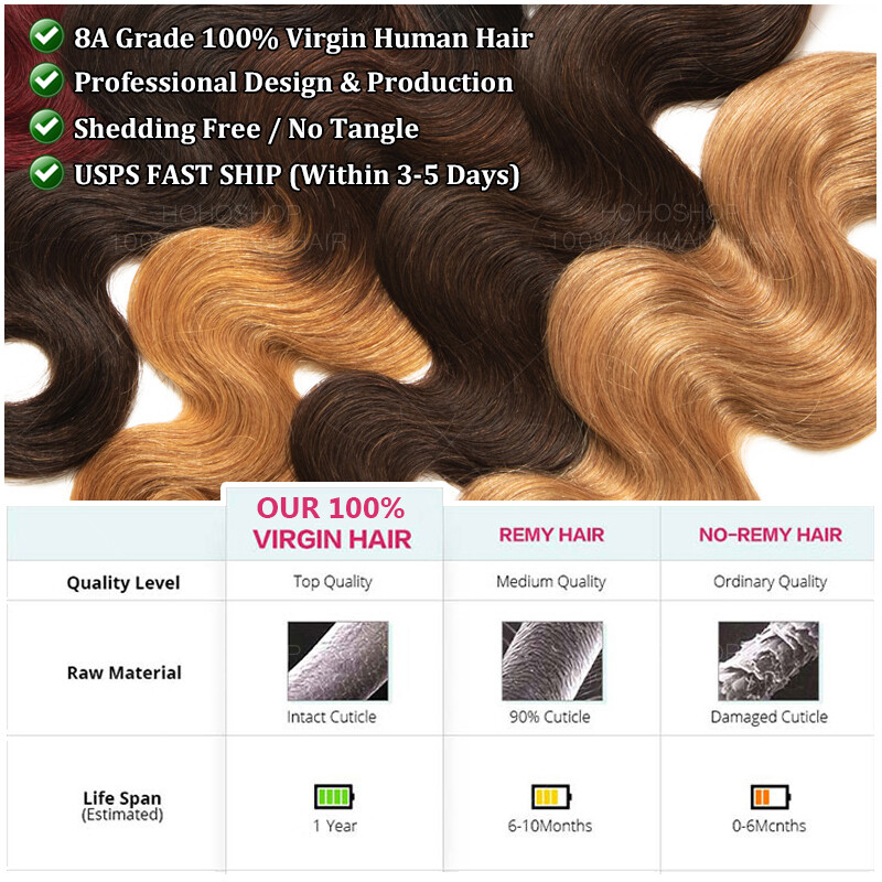 1/3/4 Bundles 8A Brazilian VIRGIN Human Hair Body Wave THICK Weave Weft Straight