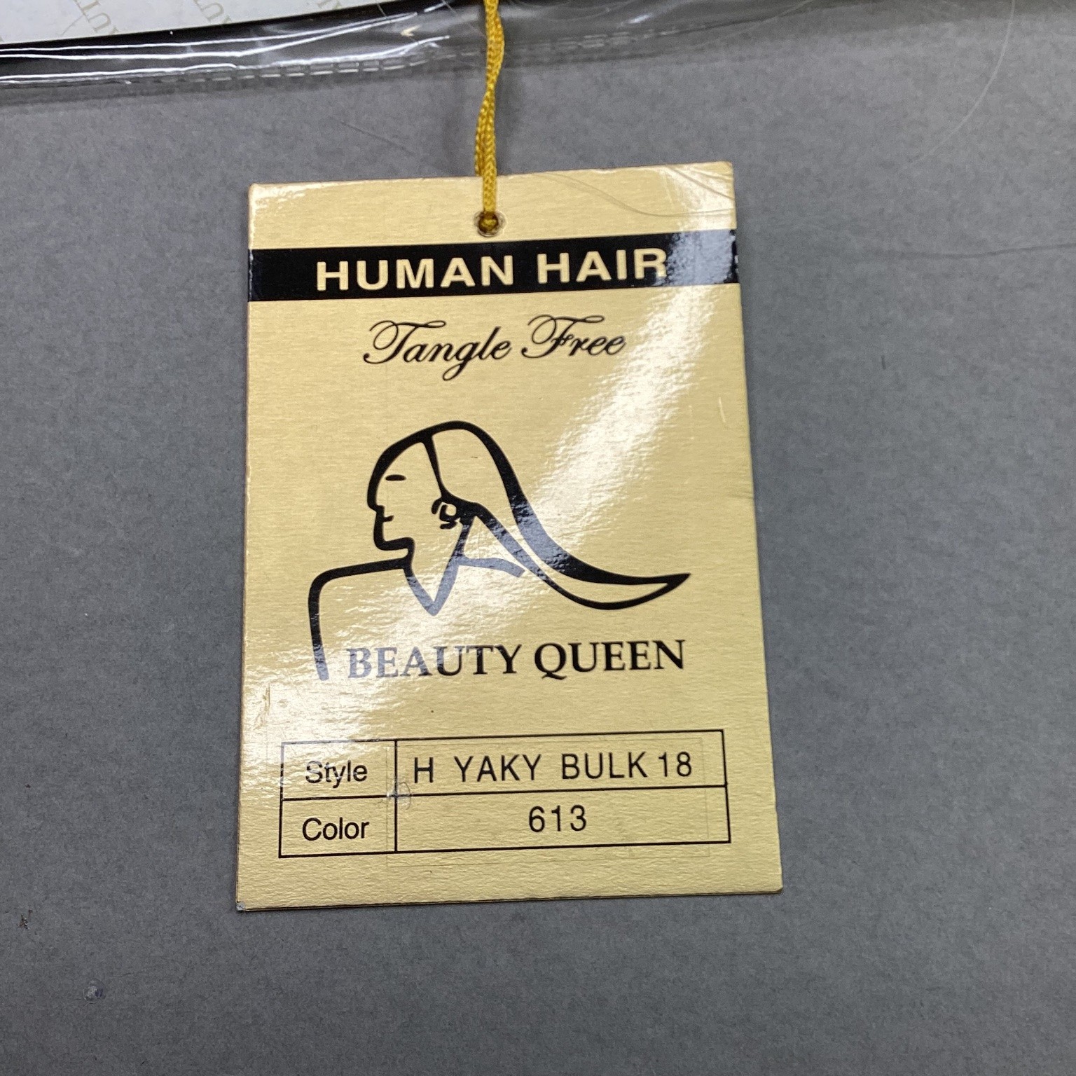Beauty Queen H Yaky Bulk 18 Human Hair Extensions Color 613 Blonde Tangle Free